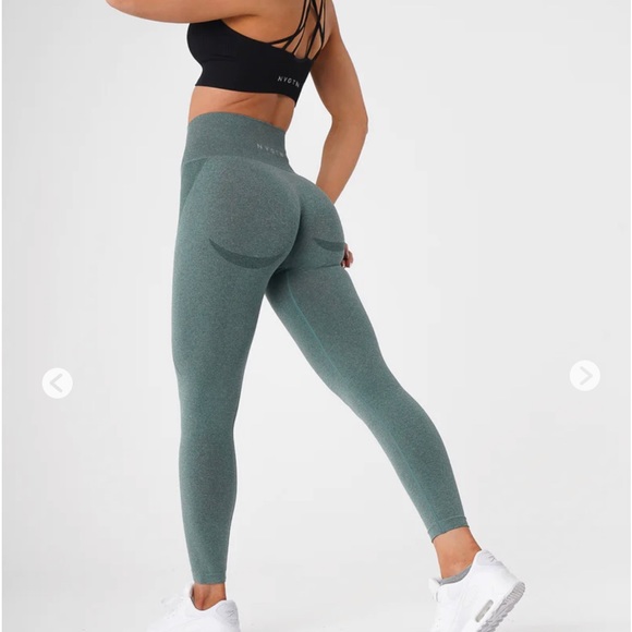 NVGTN- Forest Green Contour Seamless- Size Small - Picture 4 of 5